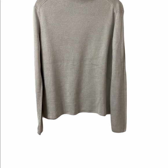 Belford silk turtleneck king sleeve sweater top - Picture 3 of 11